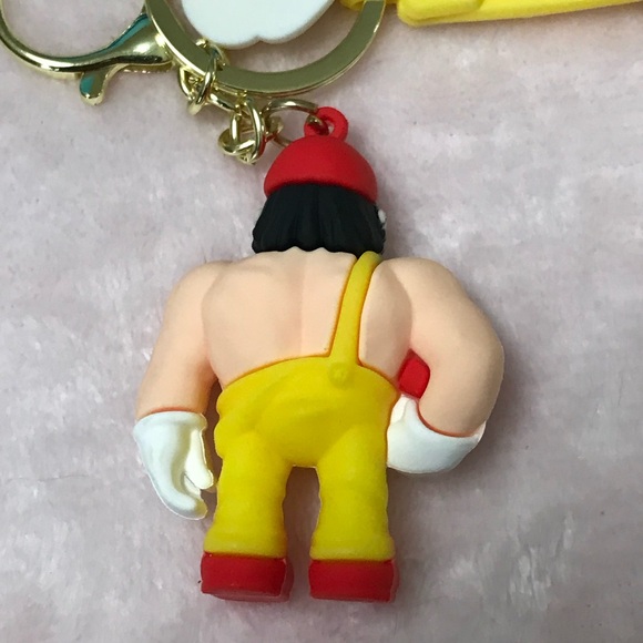✨✨5/$10✨✨ Muscle Super Mario 3D Silicone Keychain New - Picture 7 of 10
